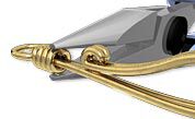 Wrapped loop with pliers